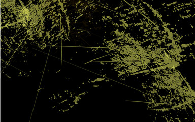 Abstract grunge texture black and yellow color background