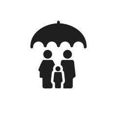 family insurance icon vector design illustration