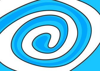 Abstract background with cute swirl line pattern