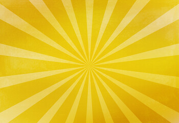 放射状の金色テクスチャ背景