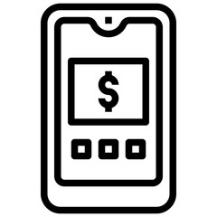 pay cash line icon,linear,,graphic,illustration