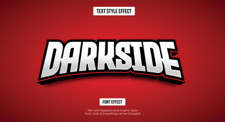 Gaming esport style text effect, Editable text effect © Pickypicks
