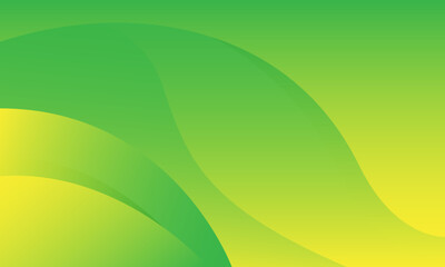 Abstract green background with waves. Eps10 vector