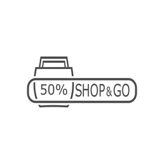 Shopping icon Online Shop icon