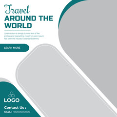 social media post template design