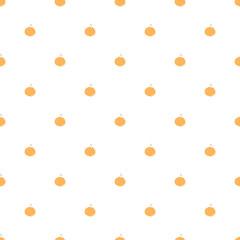 Seamless orange pattern. Colored orange fruit background
