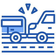 Car Accident_rear end line icon,linear,outline,graphic,illustration