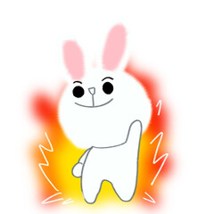 Rabbit Keep fighting