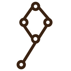 astronomy sky outline icon