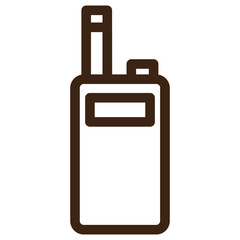 military communication outline icon