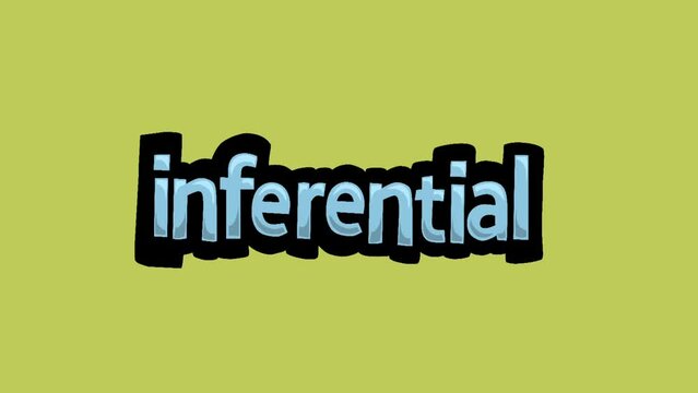 Yellow screen animation video written INFERENTIAL