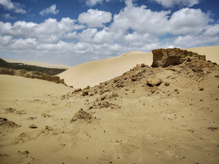 Fototapeta na wymiar Te Paki sand dunes in Northland, New Zealand. 