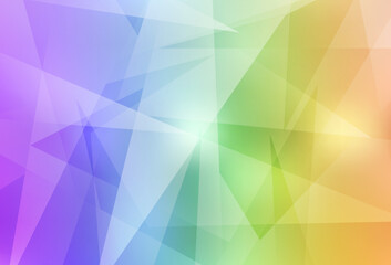 Light Multicolor vector pattern with polygonal style.