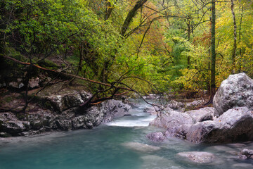 downstream - Stromabwärts