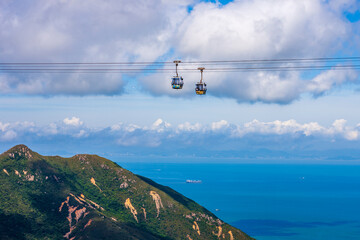 Ngong Ping, Lantau Island, in Hong Kong.