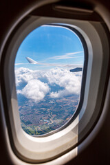 View From The Airplane Window
