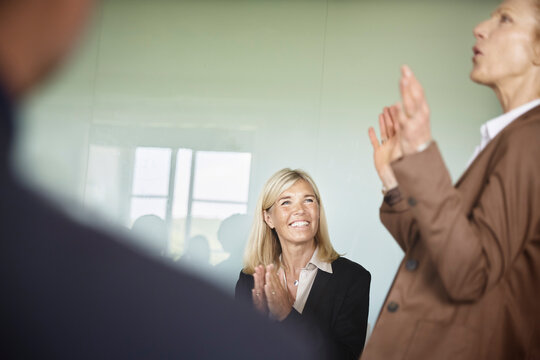 Business people at meeting
