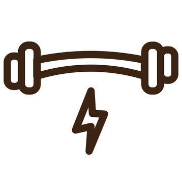 recommend clip art: barbell gym workout outline icon