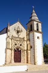 Fototapeta na wymiar Iglesia de Nossa Sra. da Conceição en Golegã, Portugal
