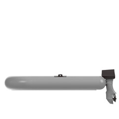 3d rendering illustration of an inflatable boat