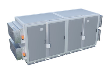ventilation unit transparent background 3d