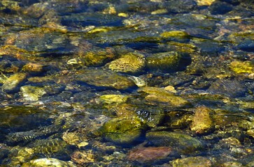 Aguas del r&iacute;o Z&ecirc;zere cerca de Const&acirc;ncia, Portugal