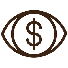 marketing office learning chart money finance outline icon