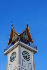 Clock Tower Monument, a heritage and landmark in West Sumatra, Indonesia
