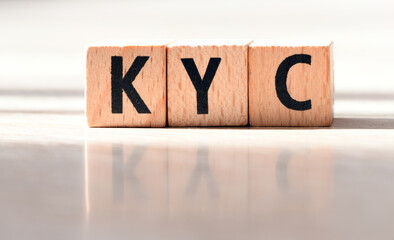 KYC, know your customer. Business verifying the identity of clients