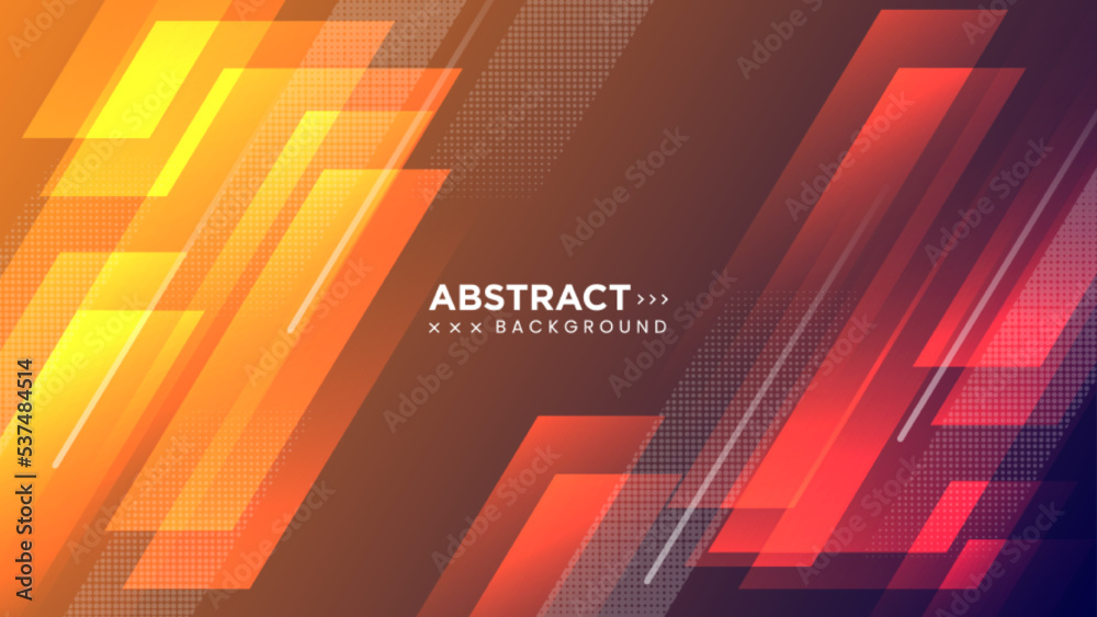 Poster modern abstract background gradient. abstract design with trendy geometric shape - Posters