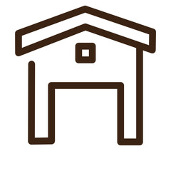 e interface media ui user outline icon