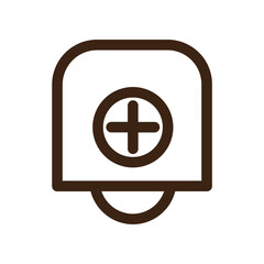 Obraz premium stopwatch watch timer outline icon