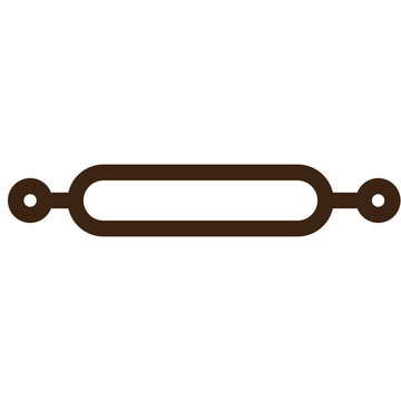 kitchen rolling tools outline icon