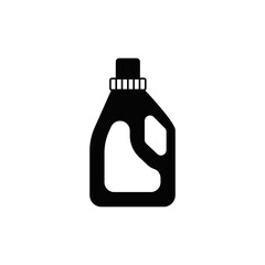 Laundry Softener icon in black flat glyph, filled style isolated on white background