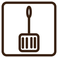 kitchen tools whisk outline icon