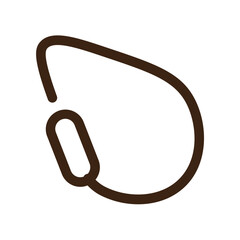 outdoor sport tool outline icon