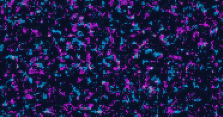 background with circles and dots glowing 