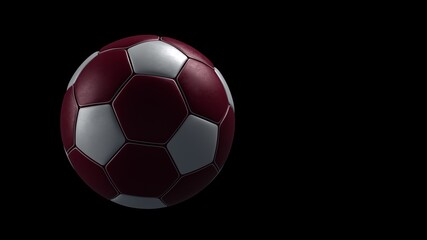 Naklejka premium Football Purple White