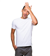 Concerned young man who made a mistake