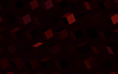 Dark Red vector background in polygonal style.