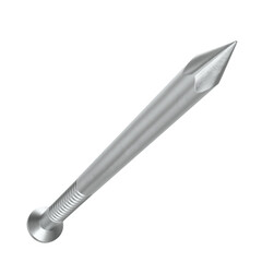 3d rendering illustration of an iron nail
