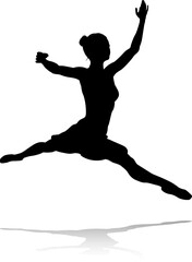 Ballet Dancer Silhouette © Christos Georghiou