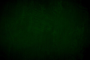 Green dark concrete texture wall background on black. Wallpaper pattern curved rough dark cement stone. Floor sand surface clean polished. Photo abstract construction old grunge for design urban.
