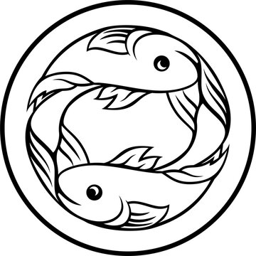 recommend clip art: Pisces Fish Zodiac Horoscope Sign
