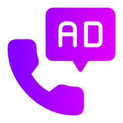 marketing gradient icon