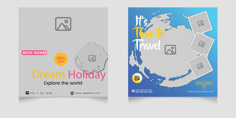 Travel Social Media Post Design