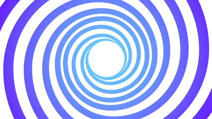 青い螺旋　うずまきベクター