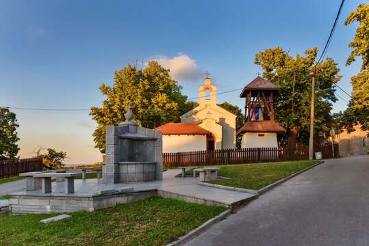 Orašac, Serbia - July 13, 2022: Marićevića jaruga ("Marićević Gully"), in Orašac, Serbia, is a memorial complex at the site where the First Serbian Uprising was agreed upon on 15 February 1804.