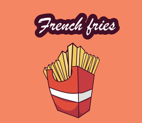French fries are very appetizing.