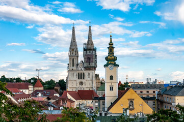 Fototapeta premium Cathedral of the Assumption in Zagreb